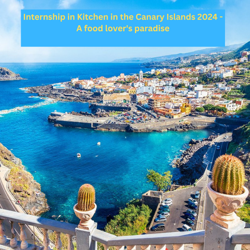 Internship in Kitchen in the Canary Islands 2024 - A food lover's paradise
