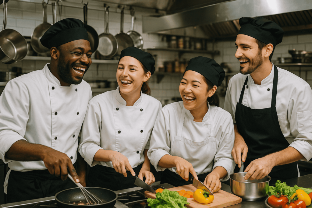 spain internship kitchen