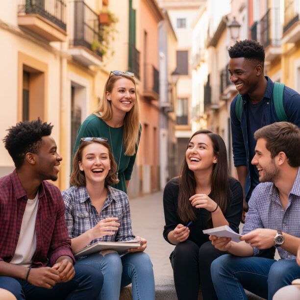 stagiaires qui parlent