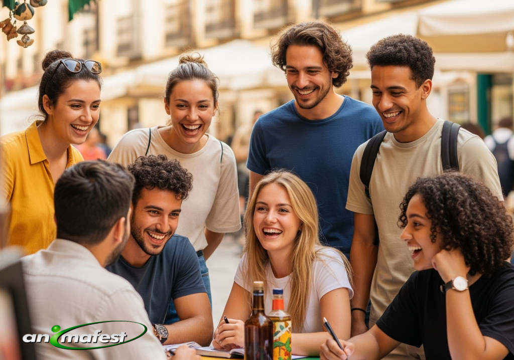 los internos hablan juntos