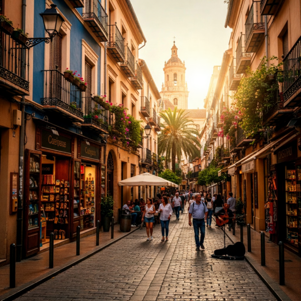 Hermosos callejones de Málaga