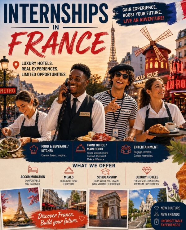 France intenrships poster